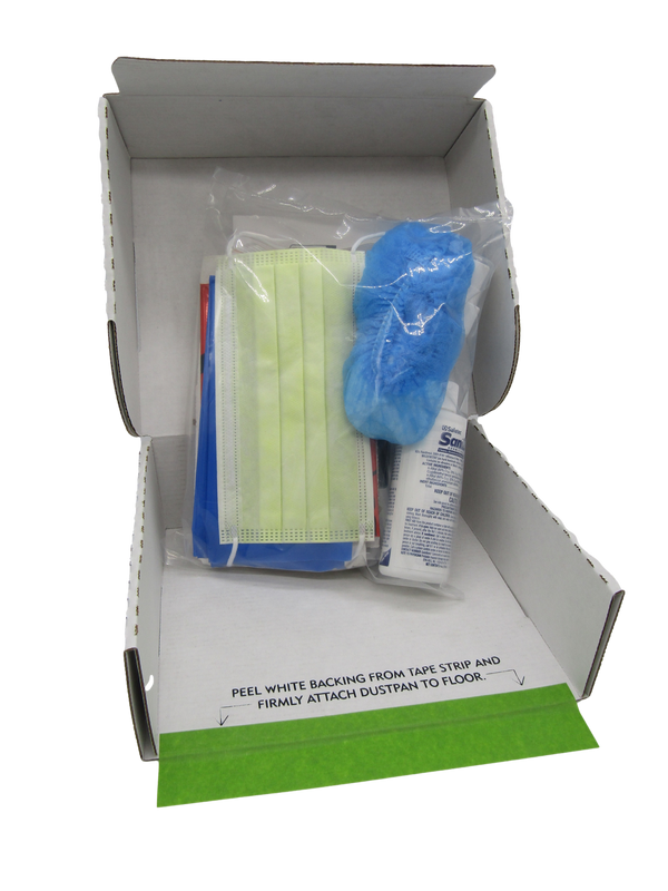 Bloodborne Pathogen Spill Kit with Cardboard Dustpan